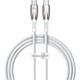 Baseus Glimmer Series Type-C to Type-C 100W Hızlı Şarj Kablosu 1m. - Beyaz