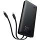 Baseus Airpow Lite Power Bank 10000mAh 22.5W Çift Kablo - Siyah