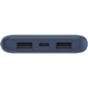 Belkin 10K Power Bank + USB-C 15W Çift USB-A 15cm USB-A - C Cable Mavi