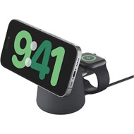 Belkin WIZ020 Boostcharge Pro Kablosuz 2si 1 arada Magsafe 15W Şarj Istasyonu - Siyah