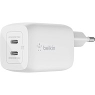 Belkin WCH013 65W 2li USB-C PD GAN Hızlı Duvar Şarjı - Beyaz