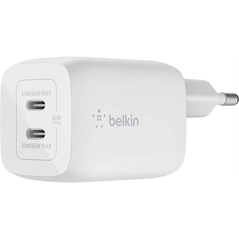 Belkin 2li USB-C 65W PD Gan Şarj Cihazı
