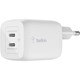 Belkin 2li USB-C 65W PD Gan Şarj Cihazı - Beyaz