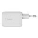 Belkin 2li USB-C 65W PD Gan Şarj Cihazı - Beyaz