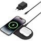 BelkinBoostCharge Pro 2si 1 arada MageSafe Kablosuz Şarj İstasyonu - Siyah