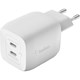Belkin Dual 45W USB-C  Şarj Cihazı Beyaz