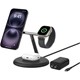 Belkin BoostCharge Pro WIZ023VFBK Qi2 15W 3in1 Magsafe Kablosuz Şarj Stand - Siyah