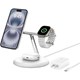Belkin BoostCharge Pro WIZ023VFWH Qi2 15W 3in1 Magsafe Kablosuz Şarj Standı - Beyaz