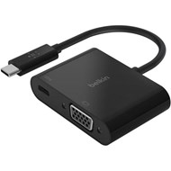 Belkin AVC001 USB-C 60W Şarj + VGA Çoğaltıcı - Siyah
