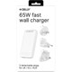 Celly Evrensel TC 65W EUUKAUSUS Uyumlu Duvar Şarjı Beyaz