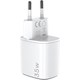 Celly UP TC 1 USB 1 USB-C 35W Duvar Şarjı Beyaz