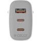 Celly UPTC 65W GaN Duvar Şarjı-Beyaz