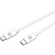 Celly USB-C to USB-C 1.5m Cotton Örgülü Kablo