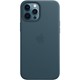 iPhone 12 Pro Max Deri Kılıf Baltık Mavisi