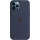 iPhone 12 Pro Max Silikon Kılıf Koyu Lacivert