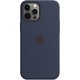 iPhone 12 Pro Max Silikon Kılıf Koyu Lacivert