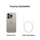 Apple iPhone 15 Pro 256 GB Natural Titanyum