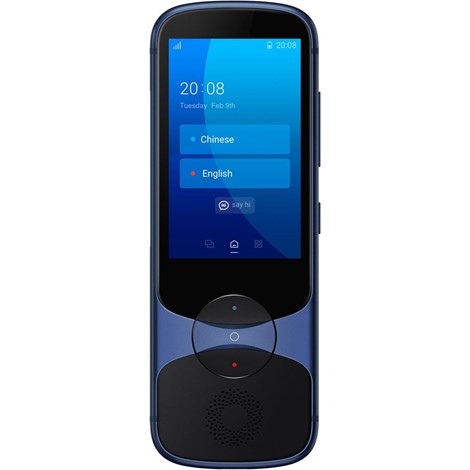 Jarvisen Translator Wifi Online Dil Çeviri Cihazı Mavi