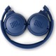JBL T500BT Bluetooth Kafaüstü Kulaklık Mavi