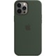 Apple iPhone 12 Pro Max MagSafe Yeşil Silikon Kılıf