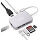 Minix USB-C Port çoklayıcı USB-A SD Micro SD HDMI LAN  Renk Uzay Gri