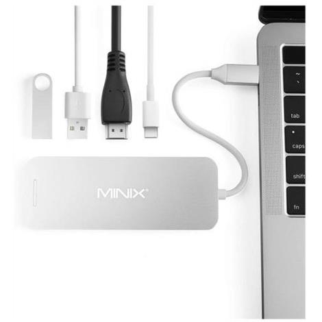 Minix USB-C Multiport SSD 240GB Silver