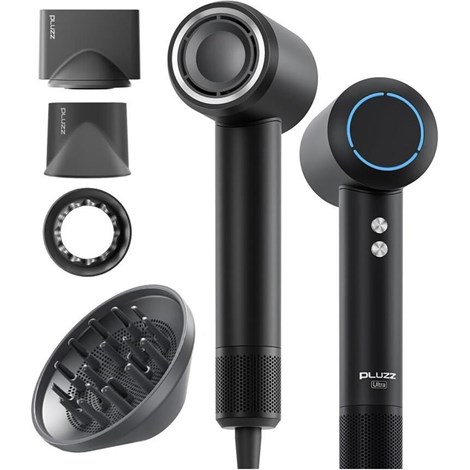 Pluzz X116 Ultra İyonlu Saç Kurutma Makinesi Full Set - Siyah