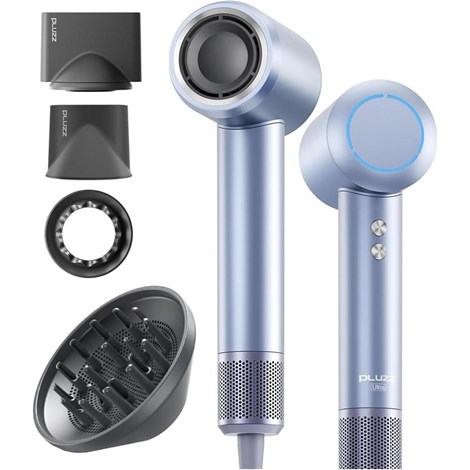 Pluzz X116 Ultra İyonlu Saç Kurutma Makinesi Full Set - Gümüş