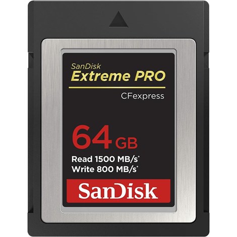 SanDisk Extreme Pro 64 GB 1500 MB/s SDCFE-064G-GN4NN CFexpress Kart