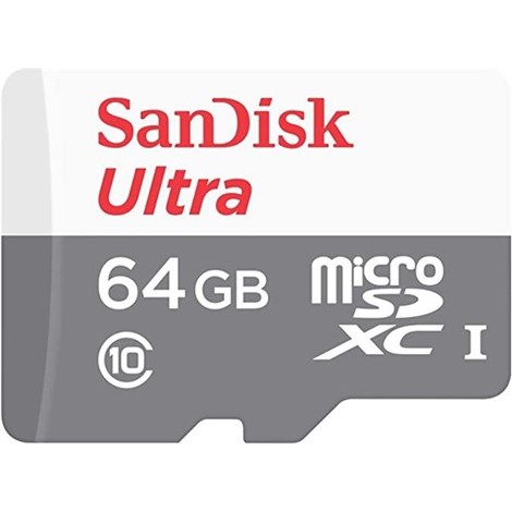SanDisk Ultra 64 GB 100 MBs UHS-I Class 10 SDSQUNR-064G-GN3MN Micro SD Kart