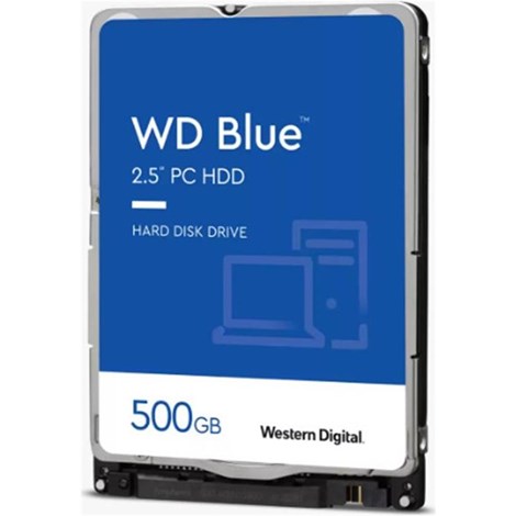 Western Digital Blue 2.5 Slim 500GB WD5000LPZX SATA6 Sabit Disk